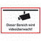 Schilder zur Videoüberwachung