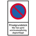 Parkverbotsschilder