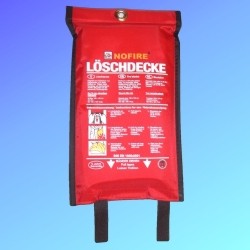 Löschdecke NoFire 120x120 cm - Diese Löschdecke ist ideal für kleinere Brandherde (z.B. im Haushalt) geeignet