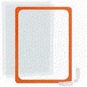 Kunststoffrahmen DIN A4 orange