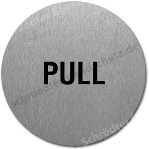 Textschild- PULL