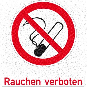 Zubehör - Set für Warnaufsteller Rauchen verboten