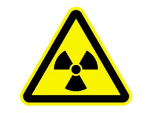 Warnzeichen - Warnung vor radioaktiven Stoffen