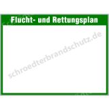 Flucht- und Rettungsplan ohne Legende
