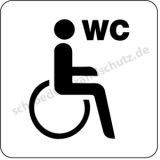 Schild - Behinderten-WC