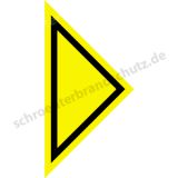 Schild - Richtungspfeil