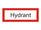 Schild - Hydrant