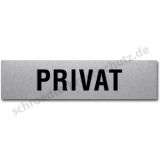 Textschild- PRIVAT