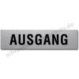 Textschild- AUSGANG