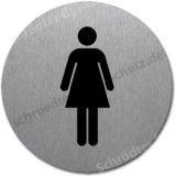 Symbolschild- WC Damen