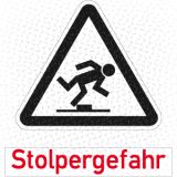 Zubehör - Set für Warnaufsteller Stolpergefahr