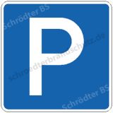 Symbolschild - Parkplatz