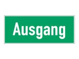 Fluchtwegzeichen - Ausgang